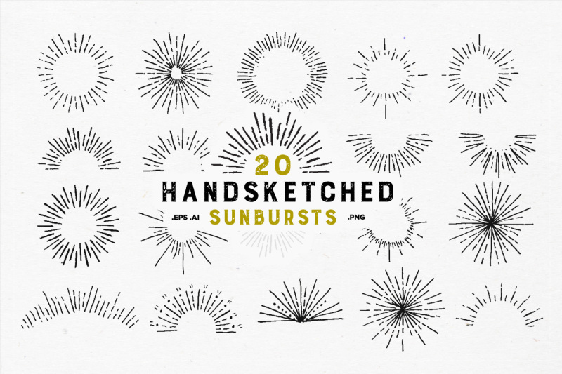 20-handsketched-sunbursts