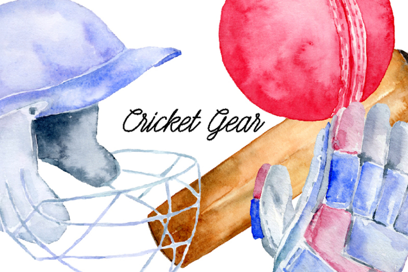 watercolor-cricket-gear