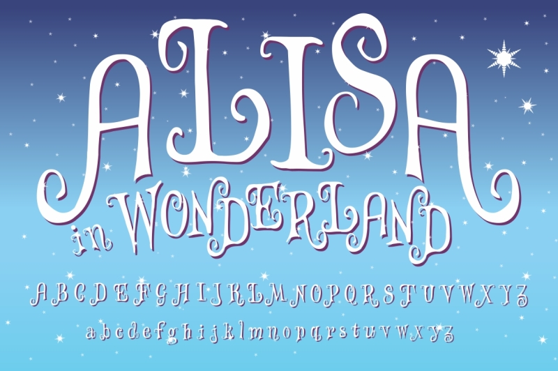 alisa-in-wonderland-vector-letters