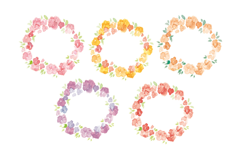 Floral Watercolor Clipart By swiejko | TheHungryJPEG.com