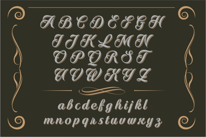 old-style-vintage-letters