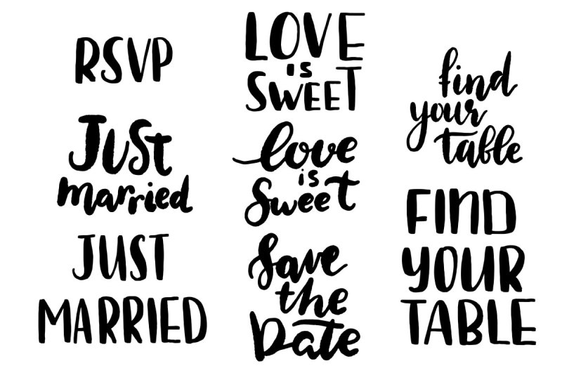 wedding-lettering