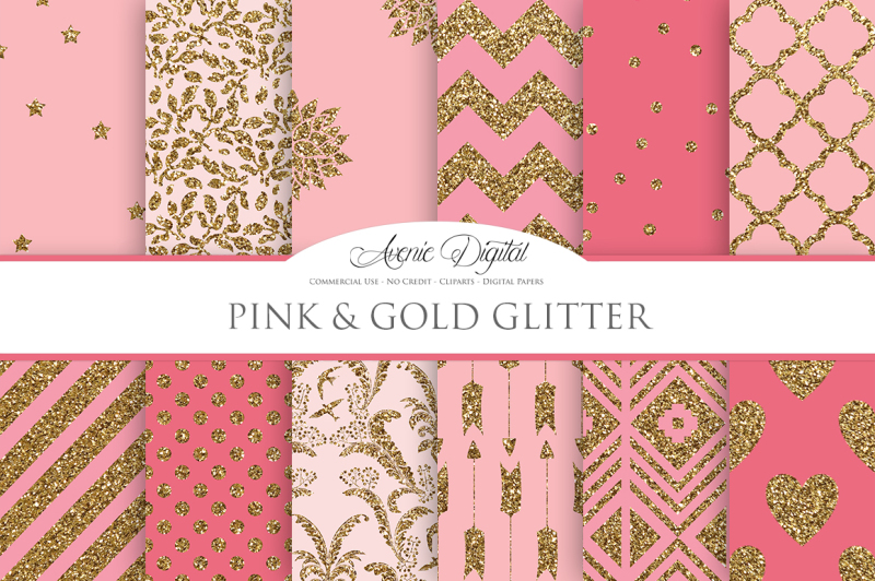 pink-and-gold-glitter-digital-paper