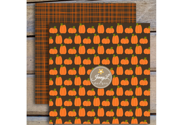 pumpkin-autumn-fall-digital-papers