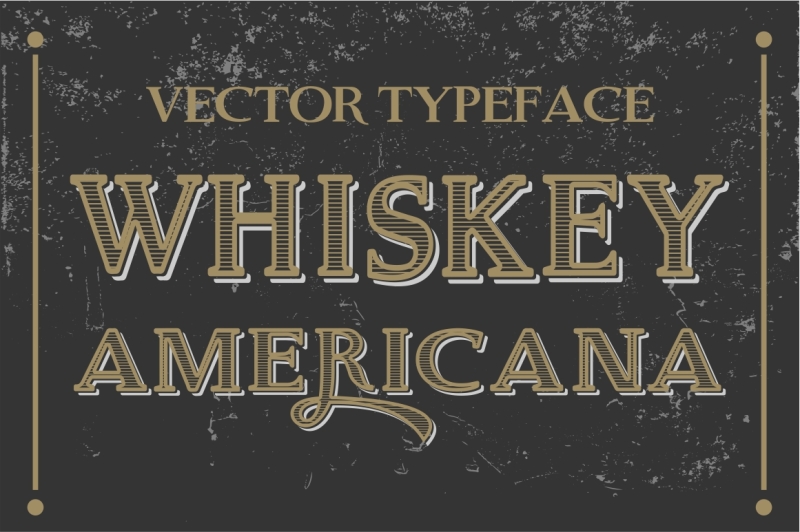 whiskey-americana-vector-letters