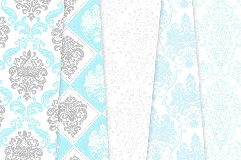 28-blue-and-gray-damask-digital-papers-bundle