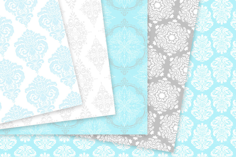 28-blue-and-gray-damask-digital-papers-bundle