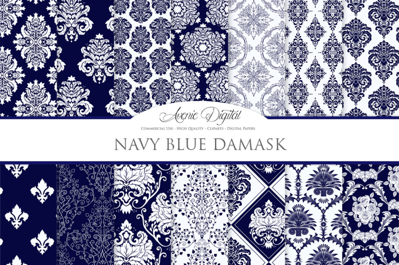 navy-blue-damask-digital-papers