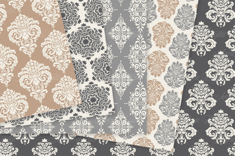 28-neutral-damask-backgrounds-bundle