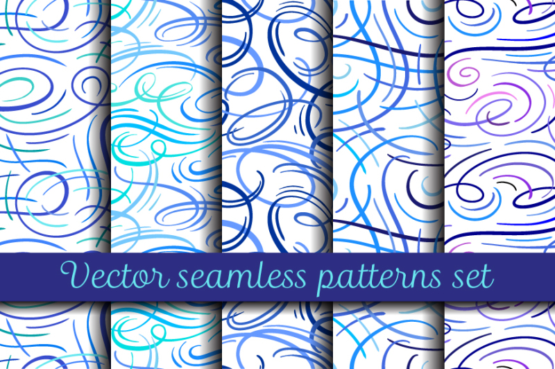 absrtact-curves-patterns-set