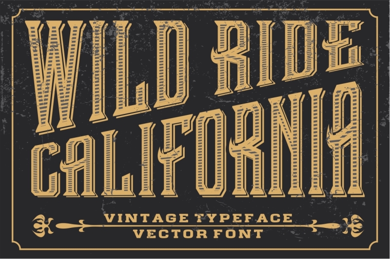 wild-ride-california-vector-letters
