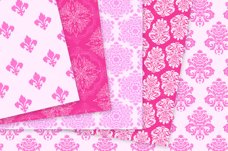 28-bright-pink-damask-background-bundle