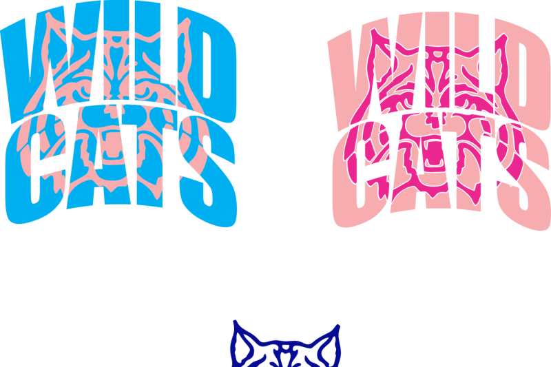 wild-cats-knockout-font-svg-dxf-eps-cutting-file