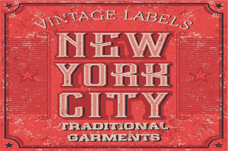 vintage-label-design-typography