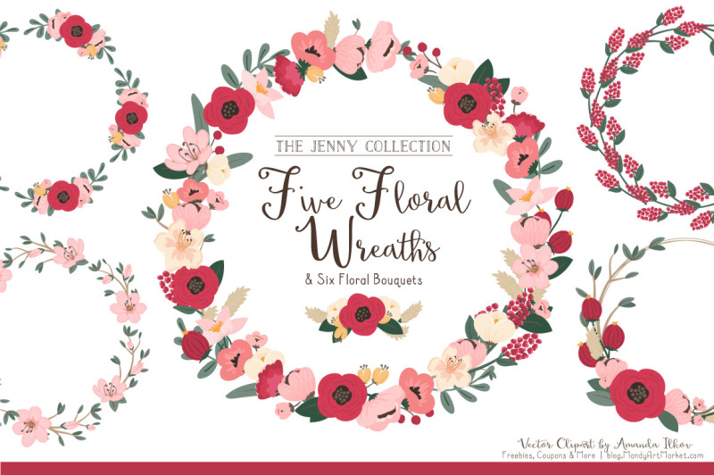 jenny-vector-floral-wreaths-and-bouquets-in-rose-garden