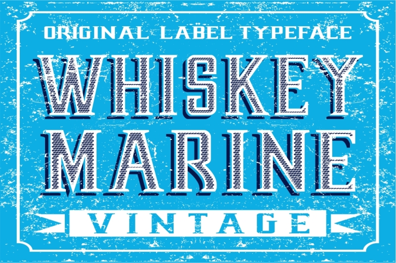 whiskey-marine-vintage-label