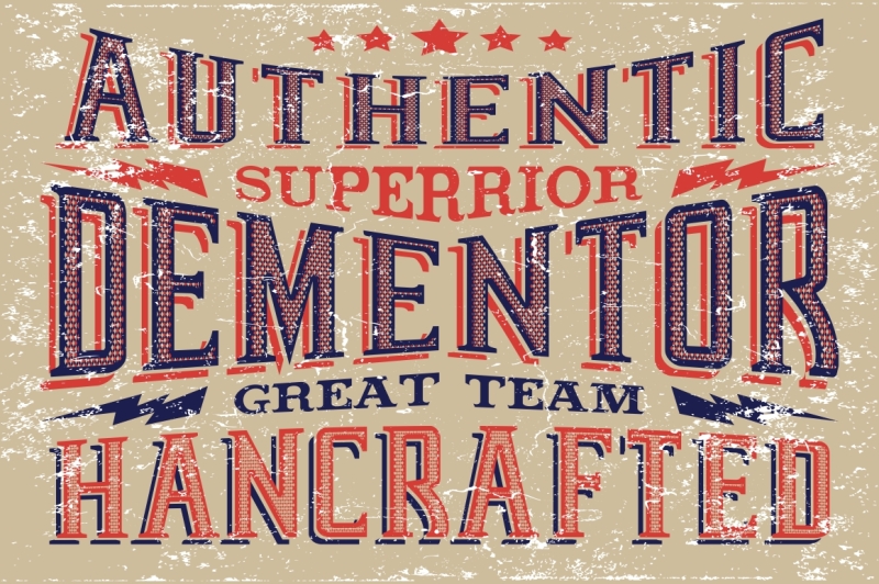 authentic-superior-dementor-vector-typography