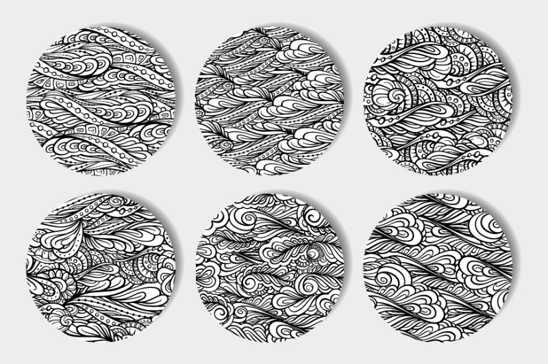 6-black-and-white-seamless-patterns