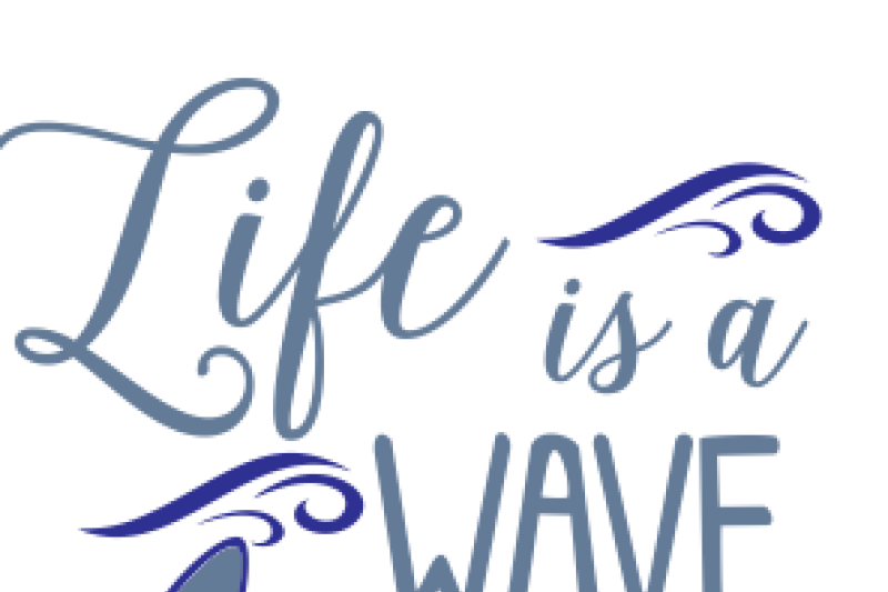 Download Beach Wave SVG DXF EPS PNG Cutting Files By Kerry Hickox ...