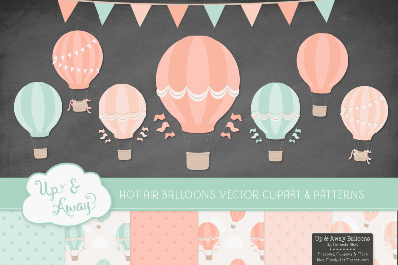 mint-and-peach-hot-air-balloons-and-patterns