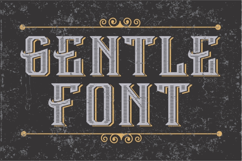 vintage-gentle-vector-typeface