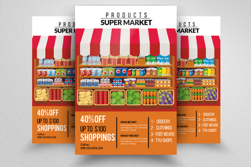 supermarket-promotion-flyer