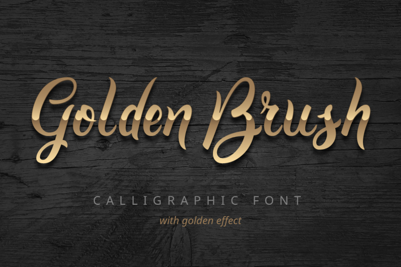 golden-brush-font