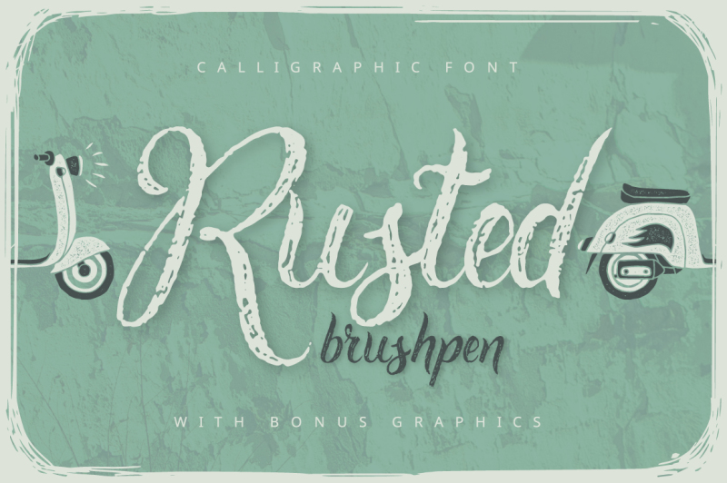 rusted-brushpen-script-bonus