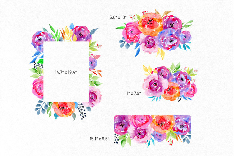 watercolor-bright-colorful-flowers-png