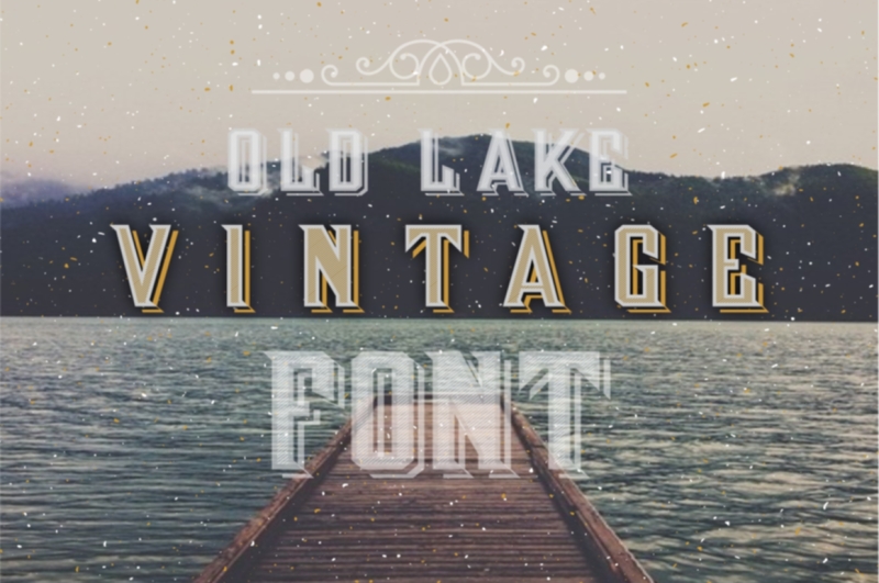 vintage-old-lake-letters