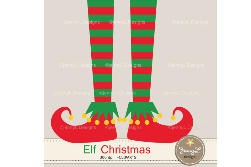 elf-feet-christmas-clipart