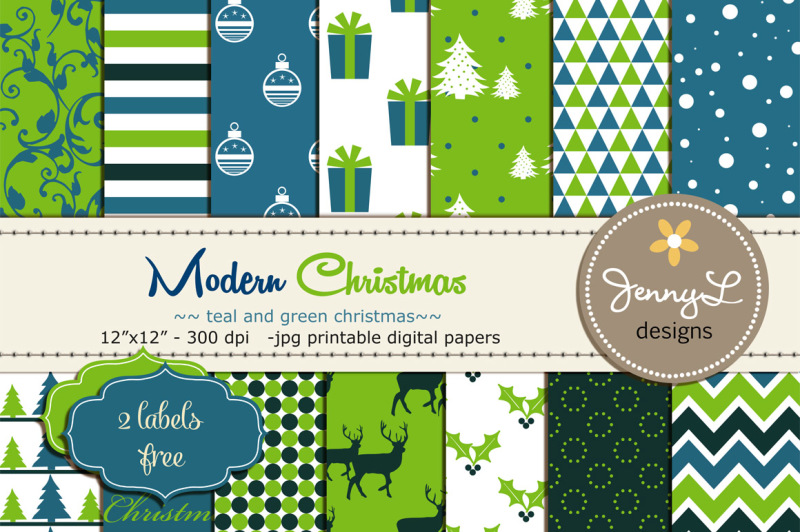 modern-christmas-digital-papers