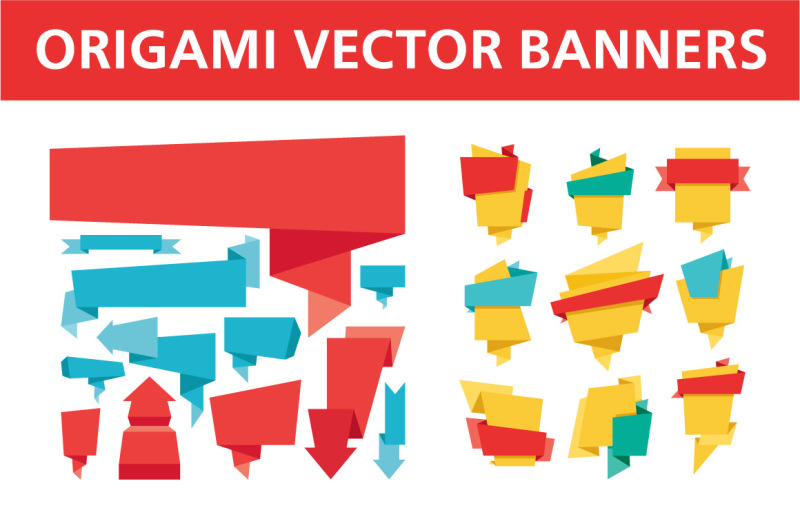 origami-vector-banners-and-ribbons