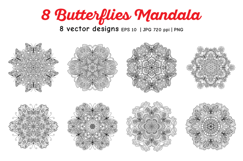 8-butterfly-mandalas