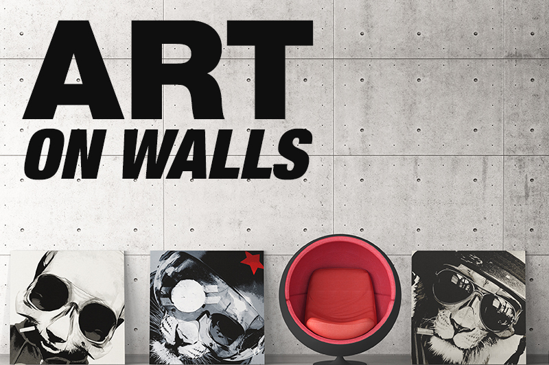 Download Download Art On Walls Mockup - Canvas Mockups - Frame Mockups - Wall Mockups Vol 1 PSD Mockup ...