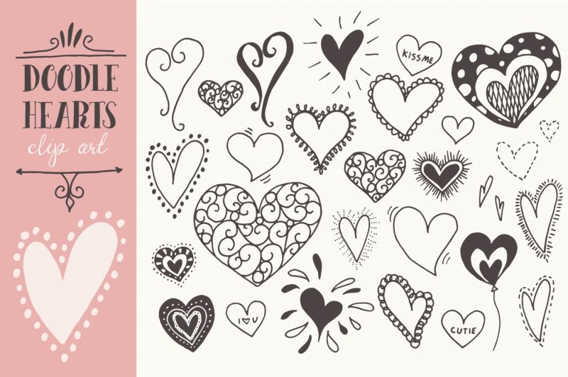 doodle-hearts-clip-art-and-vectors