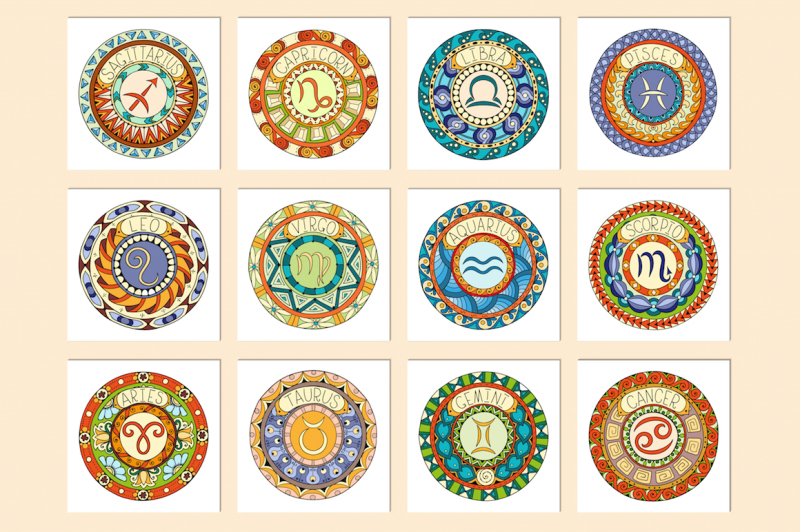 colorful-zodiac-signs