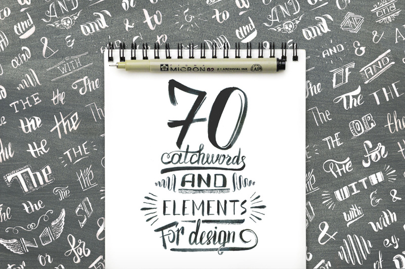 handlettered-catchwords-and-elements