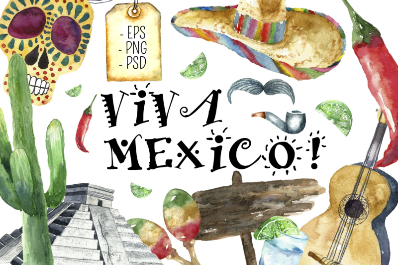 watercolor-mexico-travel-clip-art