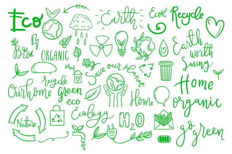 set-of-hand-drawn-eco-doodle-icons