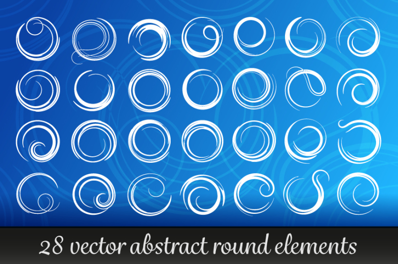 abstract-round-elements-vector-set