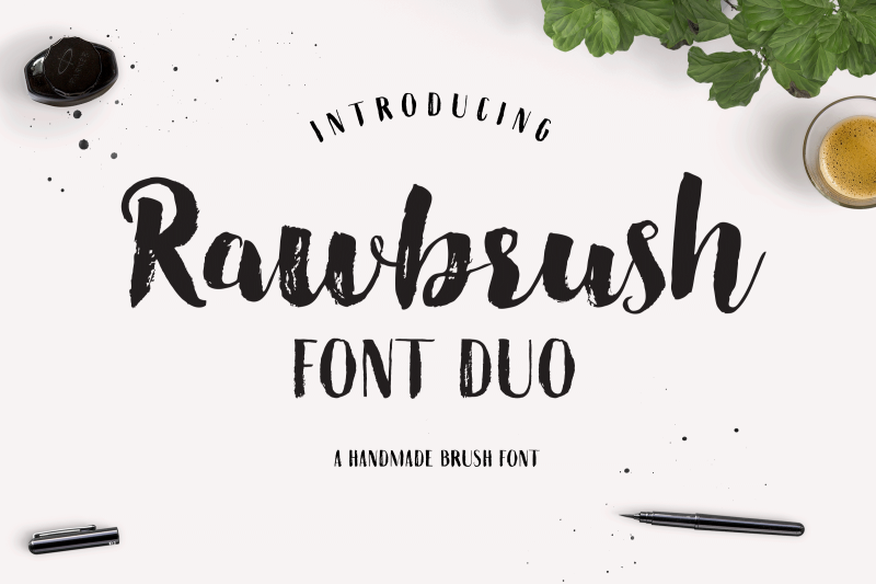 rawbrush-font-duo