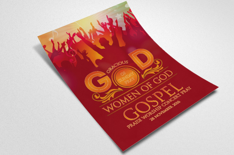 gospel-church-flyer-template