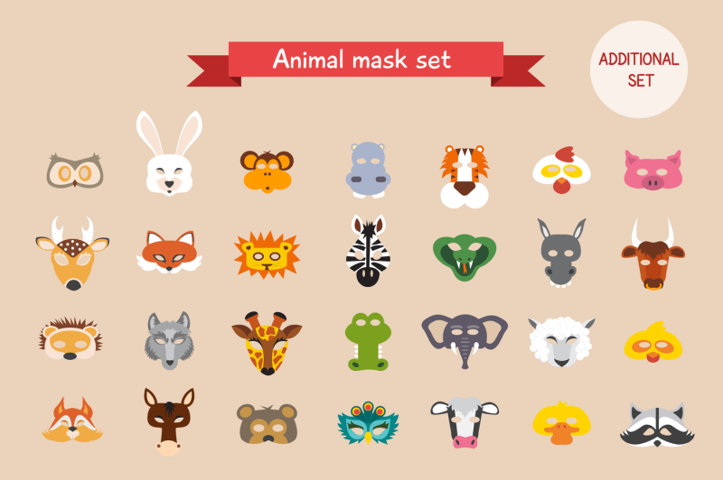 animal-mask-set