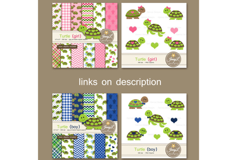 turtle-boy-digital-papers-and-clipart