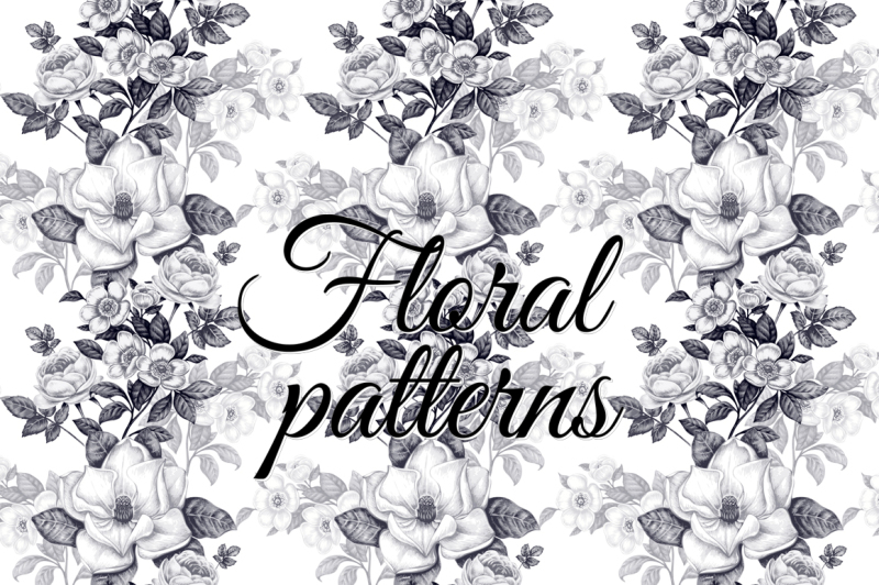 floral-patterns-with-magnolia