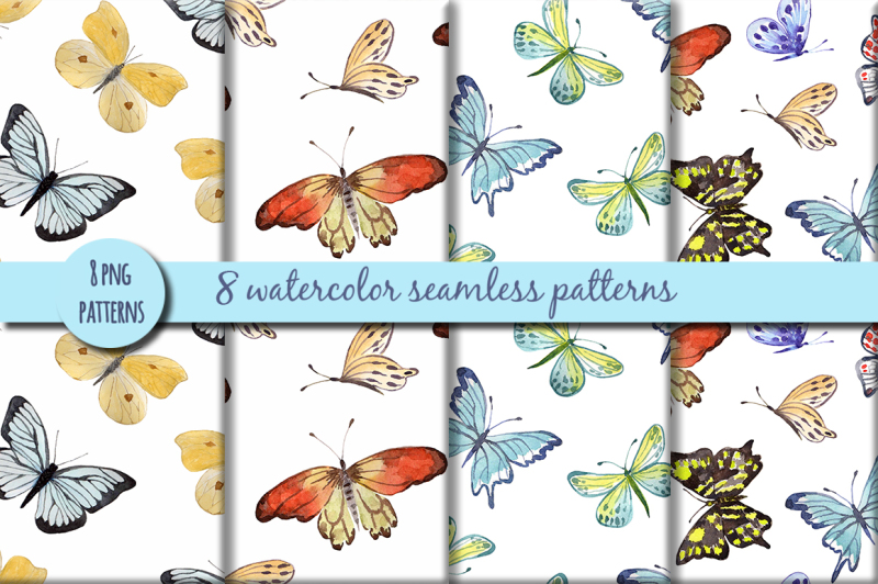 butterflies-watercolor-set