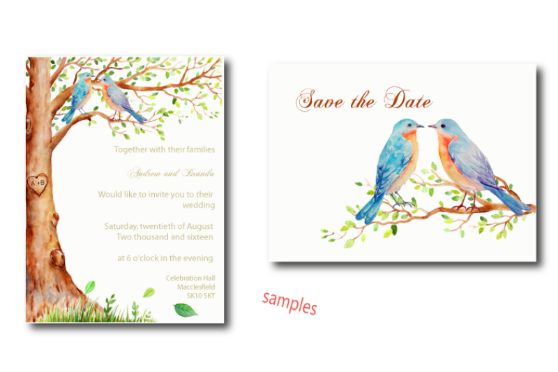 watercolor-wedding-tree-and-blue-birds