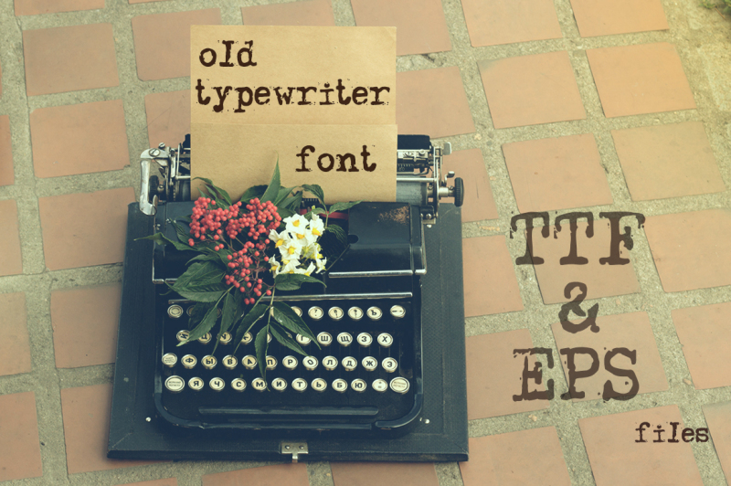 old-typewriter-font
