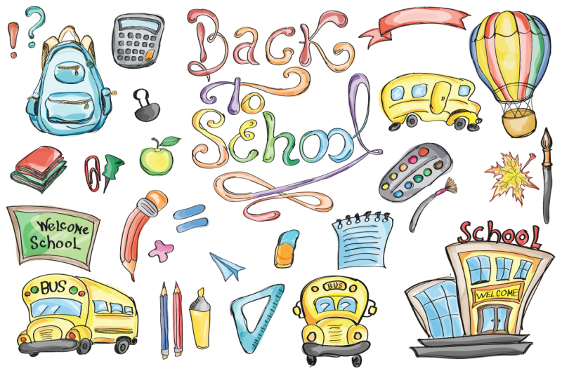 back-to-school-set-clipart-amp-vector